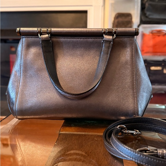 Coach Grace 20 – Metallic Black + Gunmetal – NWOT - Picture 4 of 14